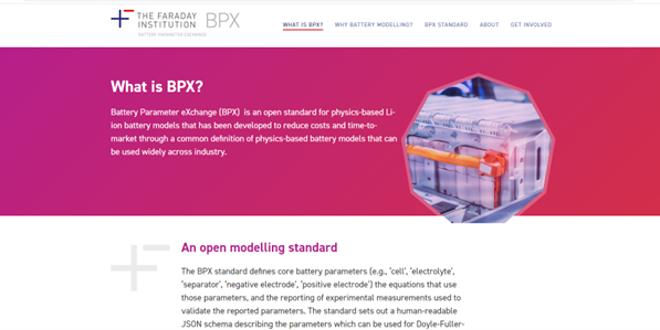 Screenshot of BPX website. Visit the website linked in the news release to read the full text.